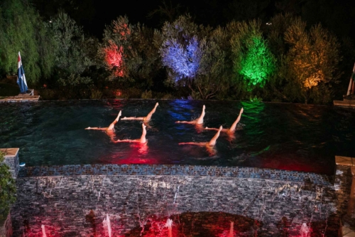 Las Vegas Wedding - Synchronized Swimming Entertainment