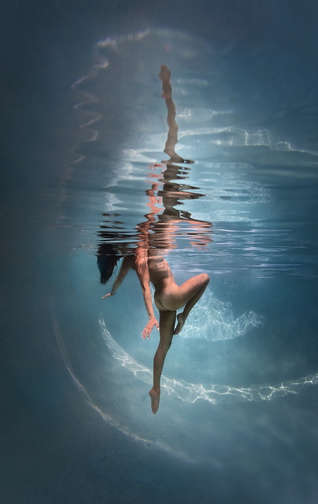 Underwater Nude Model