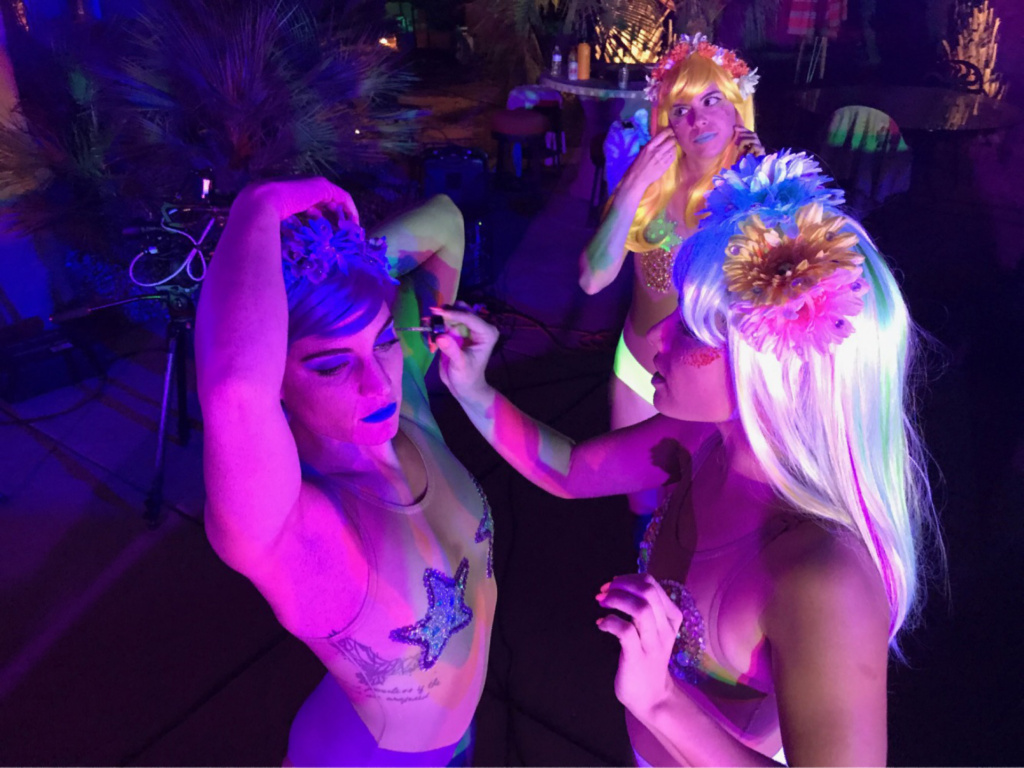 Wet Swim Show EDM Mermaids BTS